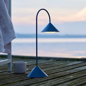 Frandsen Grasp tafellamp H47 LED oplaadbaar matt petroleum