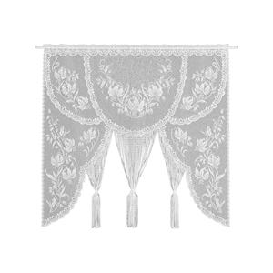 Weckbrodt Valletje Consistentie-A Gordijn, draadgordijn, jacquard, bloemig, gebloemd (1 stuk)