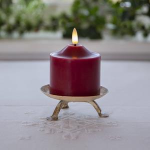 STAR TRADING LED kaarsvlam, hoogte 9,5 cm rood echt was op batterijen