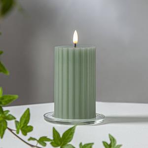 STAR TRADING LED strip Flame Stripe groen 15 cm echte was op batterijen