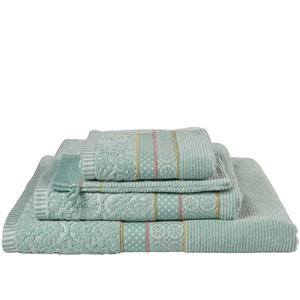 Pip Studio Soft Zellige Badtextiel Blauw- Washandje (16x22 cm) - Set van 3