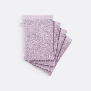 LA REDOUTE INTERIEURS Set van 4 washandjes SCENARIO in badstof