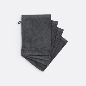 LA REDOUTE INTERIEURS Set van 4 washandjes SCENARIO in badstof