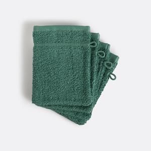 LA REDOUTE INTERIEURS Set van 4 washandjes in bouclette badstof, Zavara