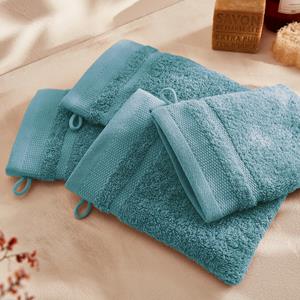 LA REDOUTE INTERIEURS Set van 4 washandjes in gekamd katoen 600g/m2, Kheops