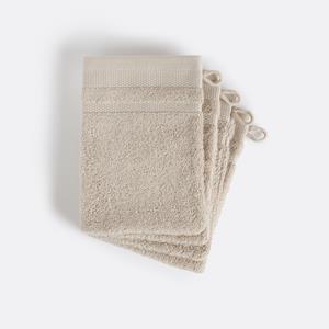 LA REDOUTE INTERIEURS Set van 4 washandjes in gekamd katoen 600g/m2, Kheops