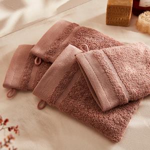 LA REDOUTE INTERIEURS Set van 4 washandjes in gekamd katoen 600g/m2, Kheops