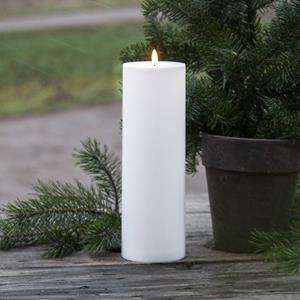 STAR TRADING LED kaars Flamme Rak 32,5 cm wit kunststof op batterijen