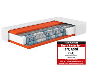 Hn8 schlafsysteme Pocketveringmatras DYNAMIC (Extra stevig (H4), 120 x 200 cm)
