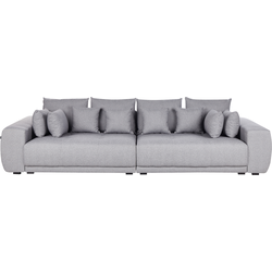Beliani  TORPO - Bank XXL - Lichtgrijs - Polyester