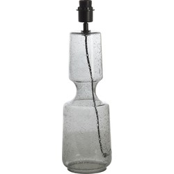 Light & Living Light&living Lampvoet Ø15x51 cm LABIN glas smoke+zwart