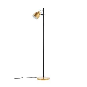 Fjôrd  Vloerlamp Zwart|Brass - Vifta