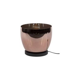 Giga Meubel  Vloerlamp Koper Glas - 29x29x27cm - Up L