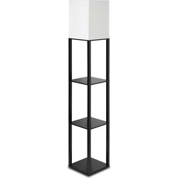 Feel Furniture  Staande lamp met opberguimte - Zwart