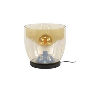 Giga Meubel  Vloerlamp Amber Glas - 33x33x32cm - Up XL