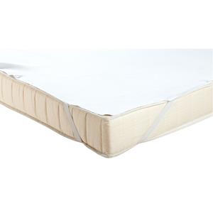 PULSIVA Matrasbeschermer Molton Columbus, waterdicht; 90x200 cm (BxL); wit; 2 stuk / verpakking