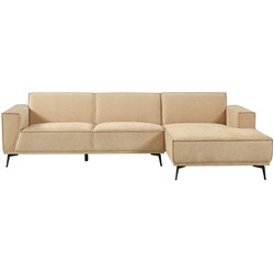 AnLi Style Anli-Style Tower living Leeds 2,5-seater AL + Chaise Lounge R Beige