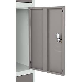 Schäfer Shop Select Kastzuil, met cilinderslot, lichtgrijs/platina grijs