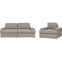 Beliani  ALLA - Bankenset 4-zits - Taupe - Polyester