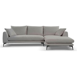 AnLi Style Tower living nottingham 2,5-al + chaise r - copenhagen 803 cement grey