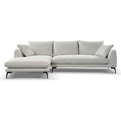 AnLi Style Tower living nottingham 2,5-ar + chaise l - copenhagen 900 light ivory