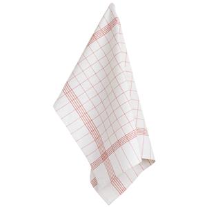 ERWIN M. Theedoek Bremen katoen; 50x70 cm (BxL); blauw/rood; rechthoekig; 10 stuk / verpakking