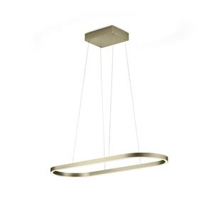 Knapstein LED hanglamp Elin, brons, gebarenbediening