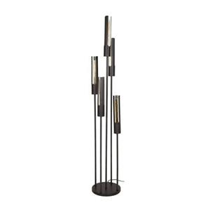Giga Meubel  Vloerlamp Zwart Metaal - 5-Lichts - 30x30x176cm