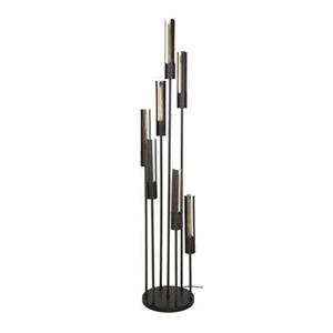 Giga Meubel  Vloerlamp Zwart Metaal - 7-Lichts - 35x35x186cm