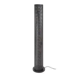 Giga Meubel  Vloerlamp Metaal Zwart - 28x28x149cm - Koker Mesh