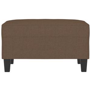 vidaXL Voetenbank 70x55x41 cm stof bruin