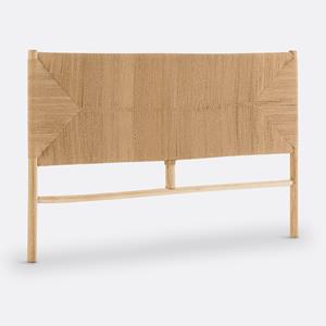 LA REDOUTE INTERIEURS Hoofdbord in teak en gevlochten koord, Paolo