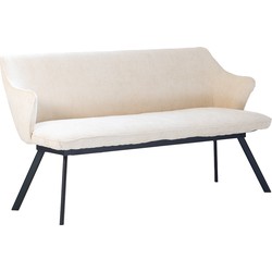 Giga Meubel  Eetkamerbank - Beige Stof - 160x60x88cm - Taylor
