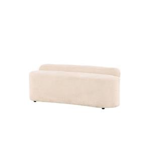 Svea  Chiara eetkamerbank - boucle - 160 cm - wit