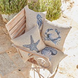 Loberon Kussenhoes set van 4 Sealand
