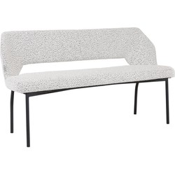Must Living Bench Bloom 150,86x150x57 cm, bouclé light grey