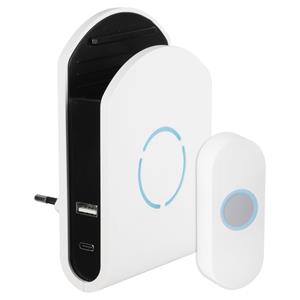 Praxis Exin Gong - Plugin - Usb A/c - Lader - Beldrukker - Wit