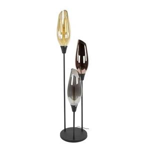 Giga Meubel  Vloerlamp Glas 3-Lichts - 45x45x178cm - Cocoon Mix