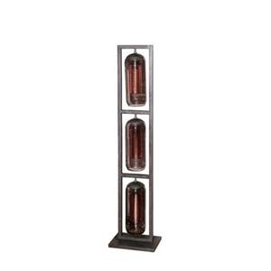 Fraaai  Wrexham vloerlamp 3L 158 cm staal smoke