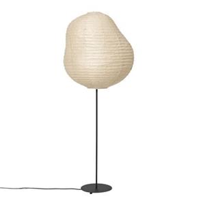 Ferm living Kurbis Vloerlamp - H 137,6 - Natural / Zwart