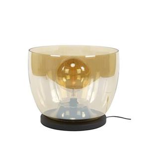 Giga Meubel  Vloerlamp Amber Glas - 48x48x41cm - Up XXL