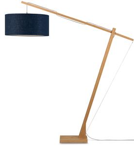 GOOD&MOJO Vloerlamp Montblanc - Bamboe|Blauw - 175x60x207cm