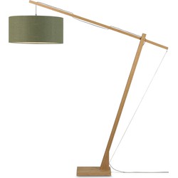 GOOD&MOJO Vloerlamp Montblanc - Bamboe|Groen - 175x60x207cm