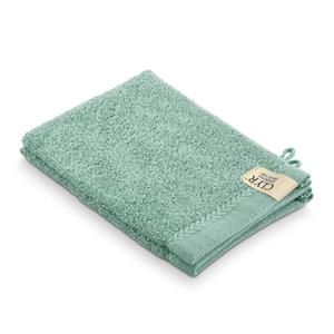 Clyr Washandjes 16x21 cm 500 gram Highlands Green - 2 stuks