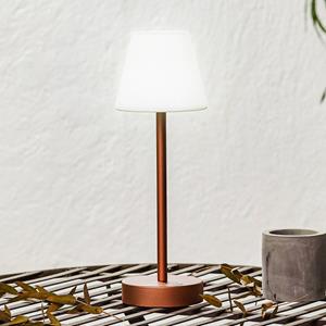 Newgarden Tafellamp Lola Slim; 11x32 cm (ØxH); rosé