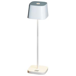 Konstsmide Led-tafellamp Capri; 10x36 cm (ØxH); wit