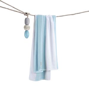 Clyr Strandlaken Sturdy Stripes 100x180 cm Ocean Blue