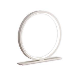 Mantra Iluminación Kitesurf LED tafellamp, aluminium, Ø 25,7 cm, wit