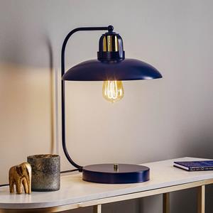Eko-Light Tafellamp Felix, blauw/goud