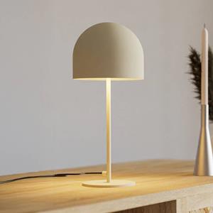 Forlight tafellamp Fres, beige, staal, hoogte 46 cm